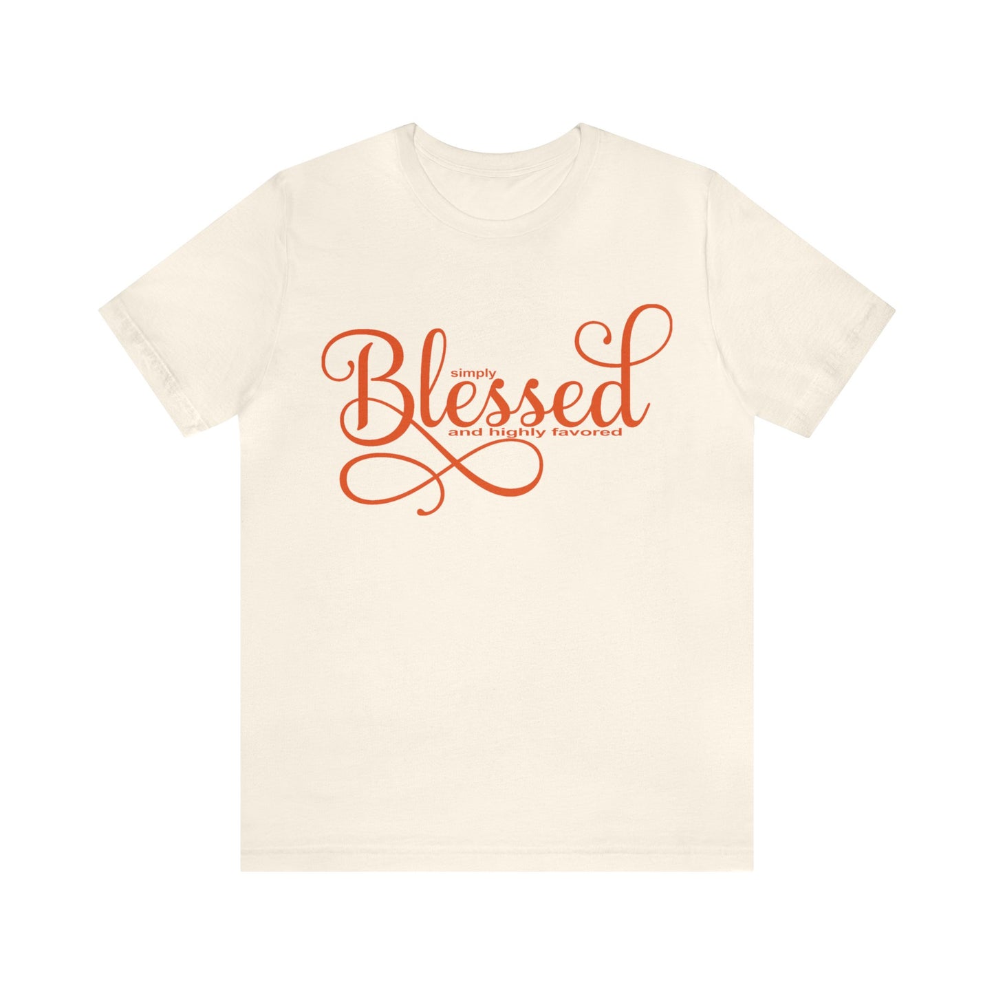 OOI- Unisex Jersey Short Sleeve Tee- Blessed-Canvas