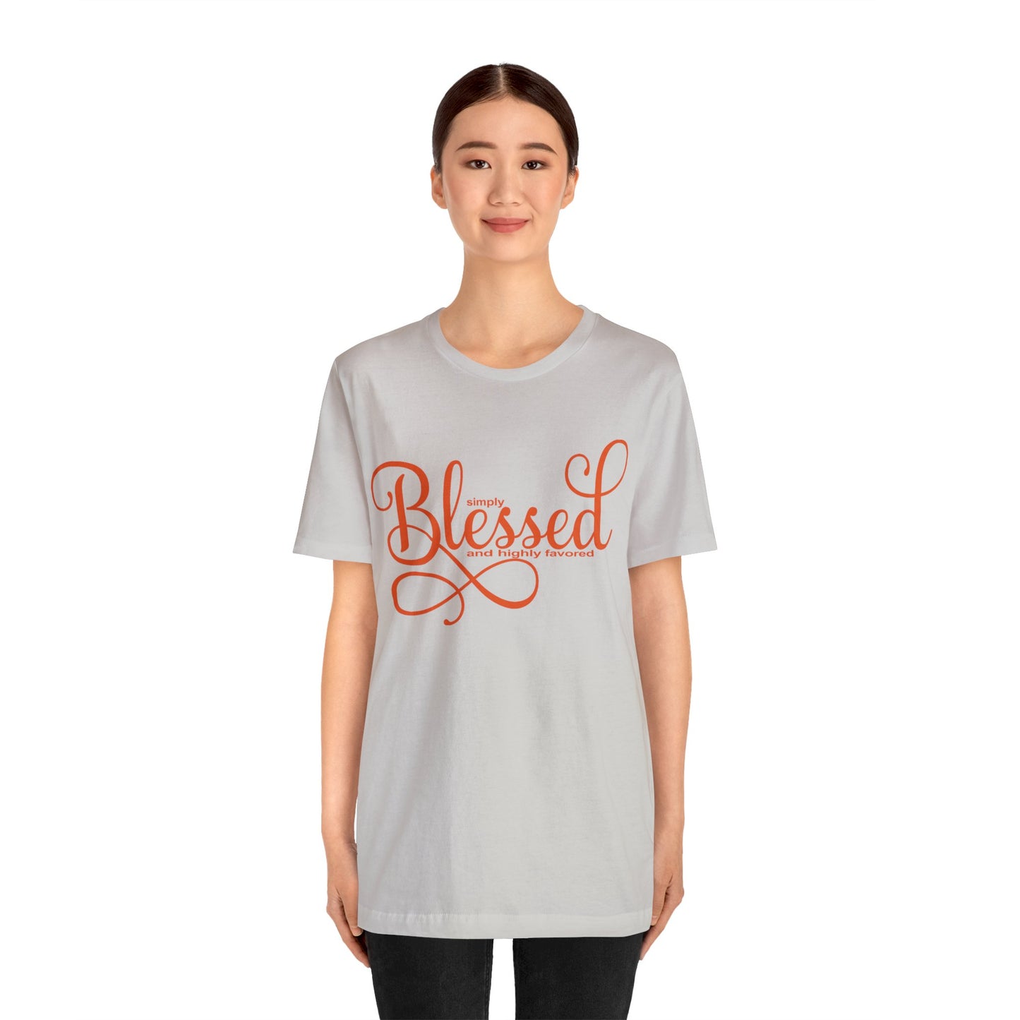 OOI- Unisex Jersey Short Sleeve Tee- Blessed-Canvas