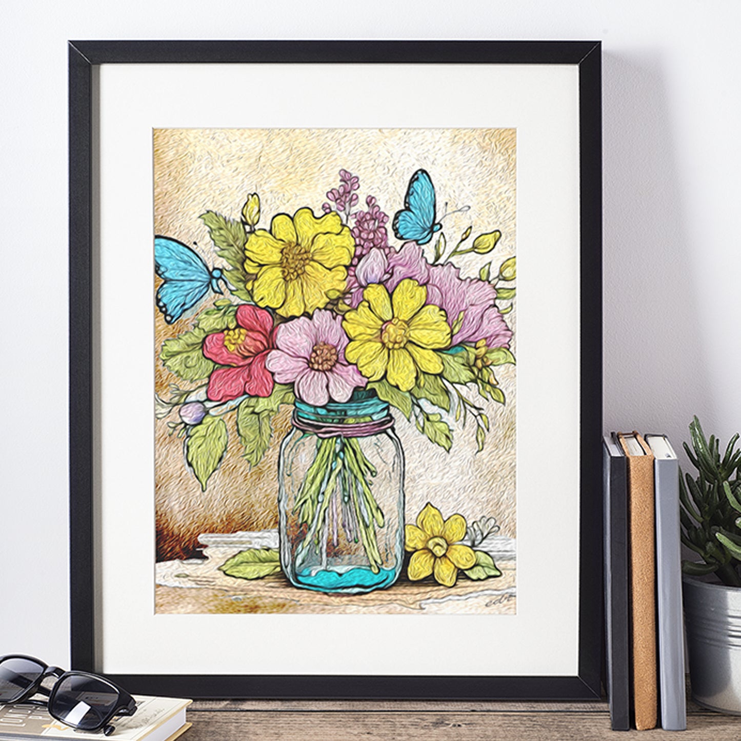 OOI Art- Joy Petals- Instant Download