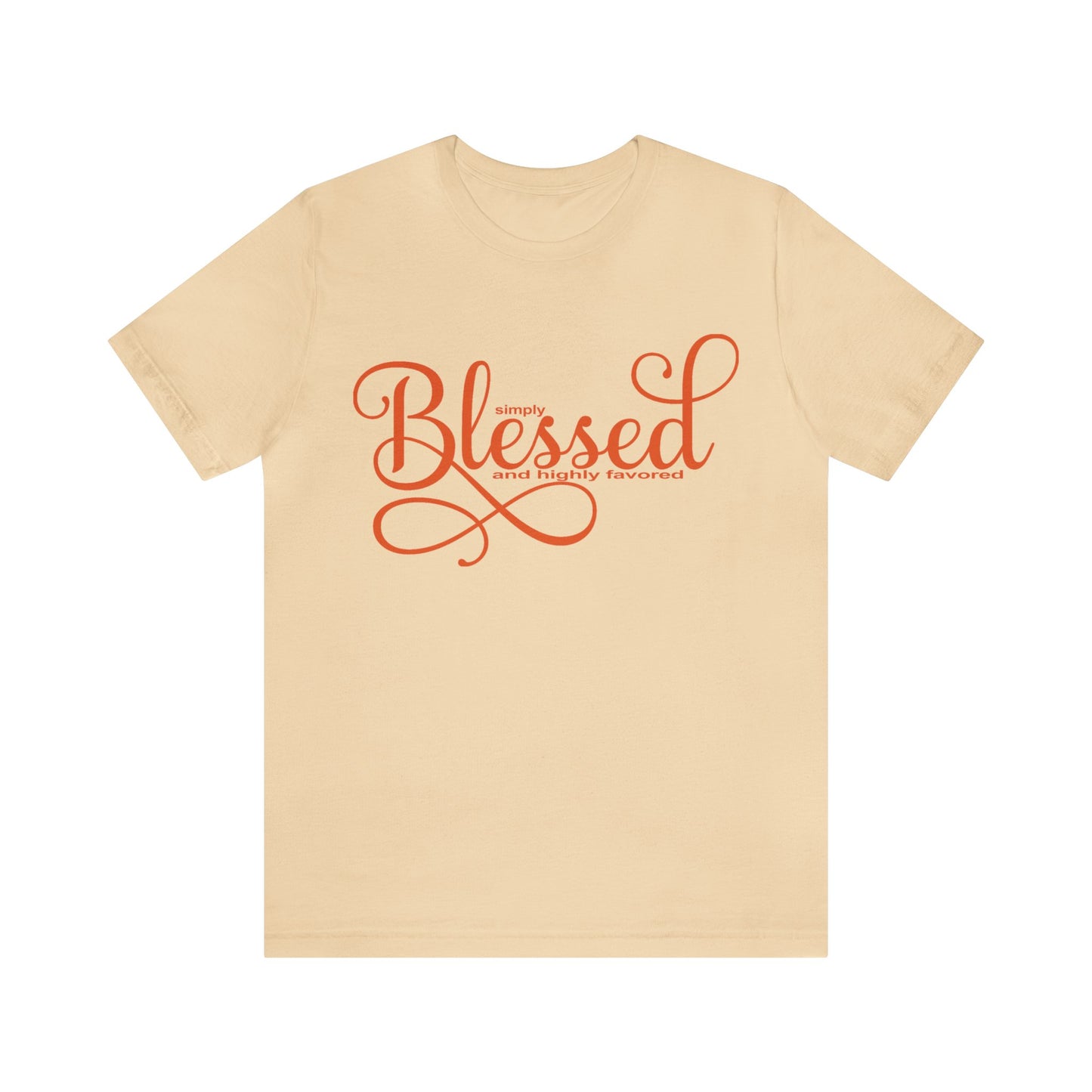 OOI- Unisex Jersey Short Sleeve Tee- Blessed-Canvas