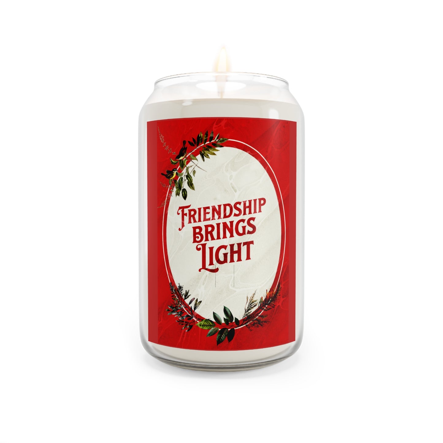 OOI-Scented Friendship Candle, Red 13.75oz (Extra Large)