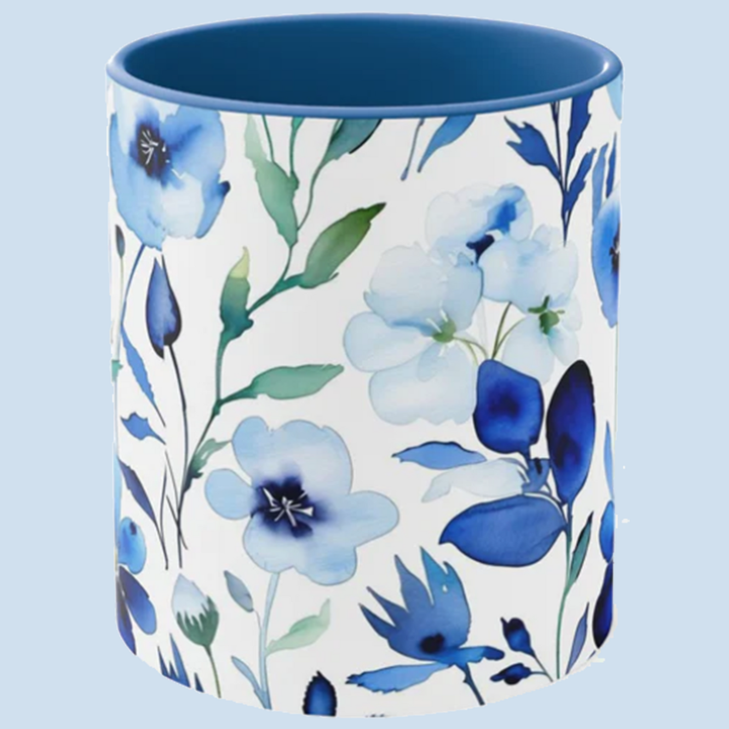 OOI- Blue Folral Mug