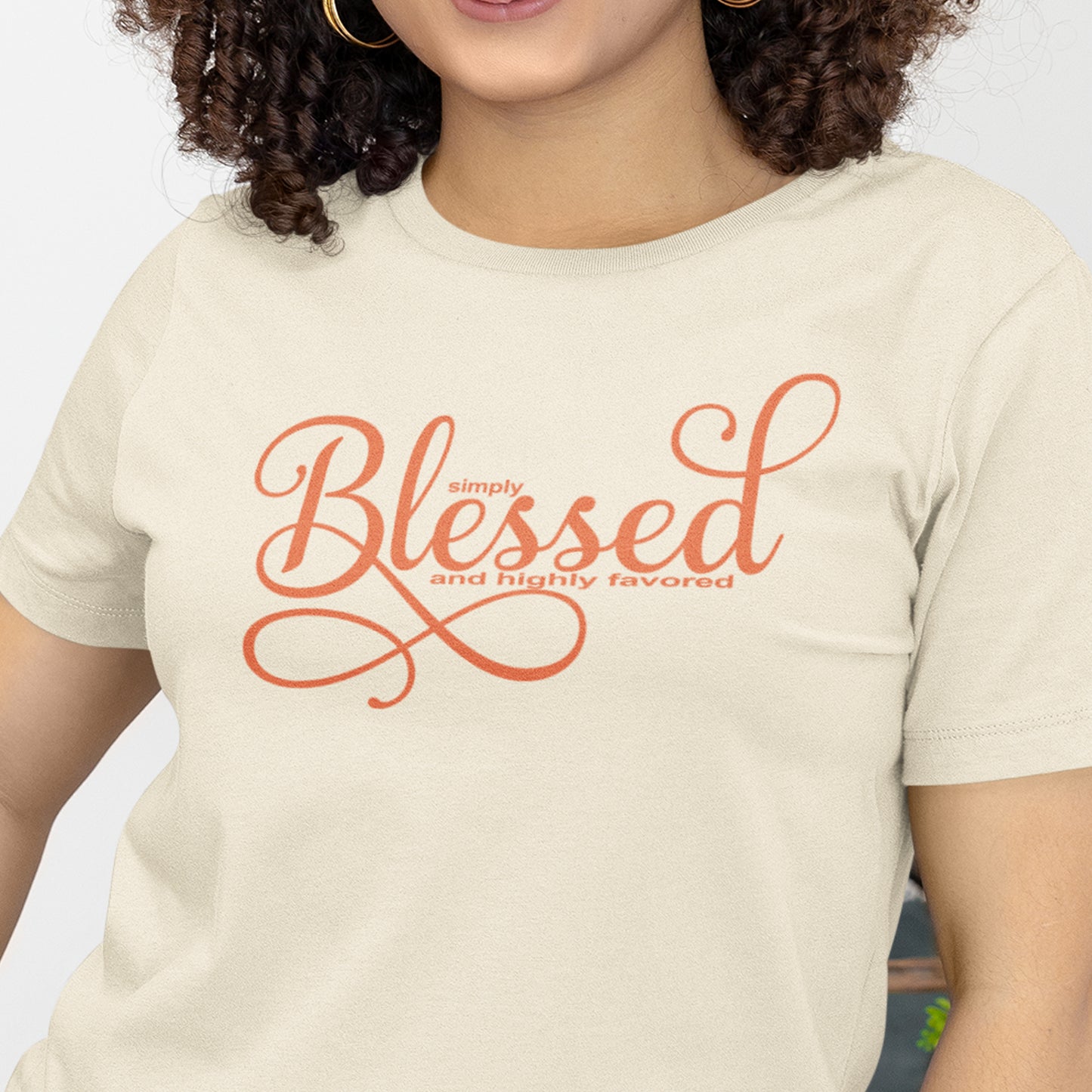 OOI- Unisex Jersey Short Sleeve Tee- Blessed-Canvas