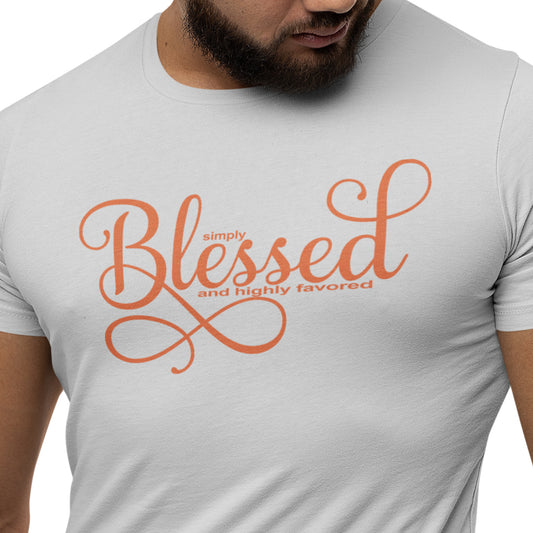 OOI- Unisex Jersey Short Sleeve Tee- Blessed-Canvas