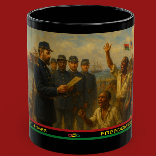 Juneteenth Art Mug, Galveston,Texas 1865,Black History