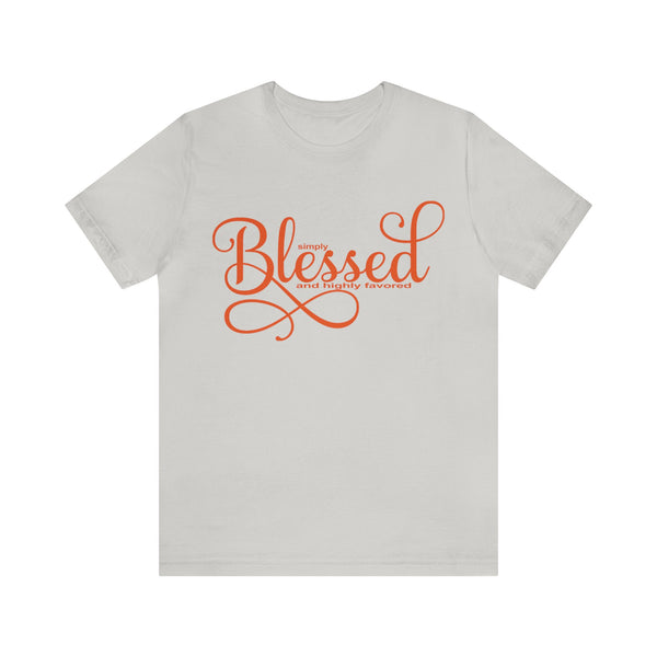 OOI- Unisex Jersey Short Sleeve Tee- Blessed-Canvas