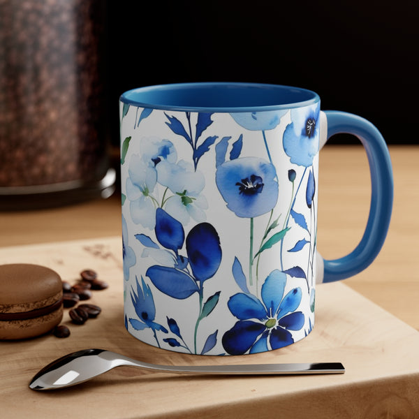 OOI- Blue Folral Mug
