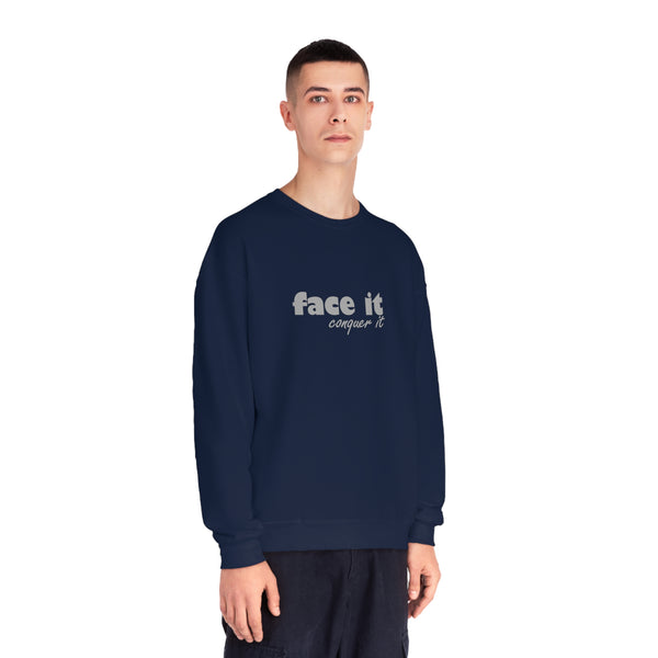 OOI-Unisex NuBlend® Crewneck Sweatshirt-Faceit