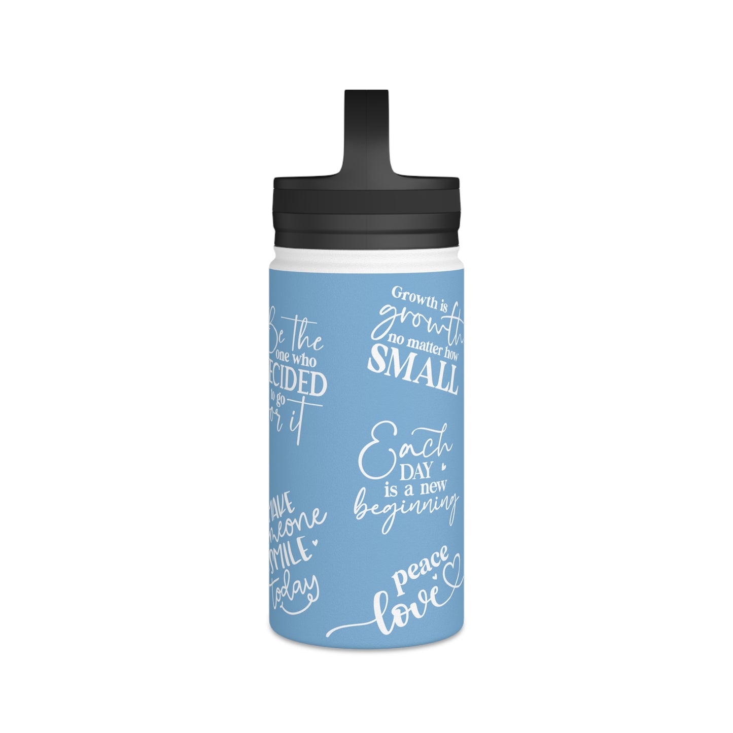 OOI- Stainless Steel Water Bottle, Handle Lid 32oz