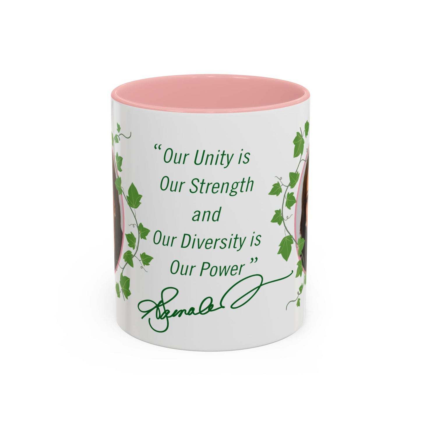 Mug- Kamala Harris Inspirational Quote with Signature-AKA Divine 9