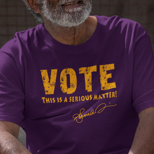 Divine 9 Inspired T--Vote-Serious Matter-Omega Psi Phi,Iota, Sigma Gama Rho,Alpha Phi Alpha- Men, Women