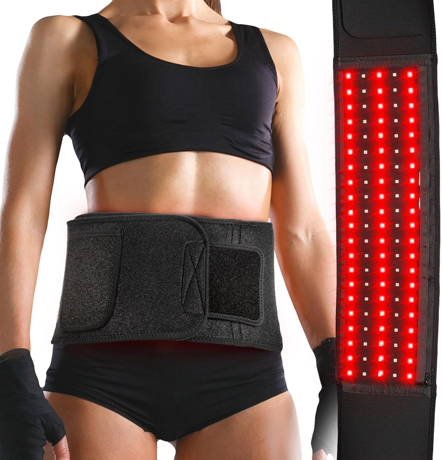 Red Light Therapy Belt - Near Infrared Light Therapy & Red Light Therapy for Body,660nm&850nm Infrared Light Therapy for Relaxing Muscle, Inflammation, Improve Circulation - Infrared Therapy