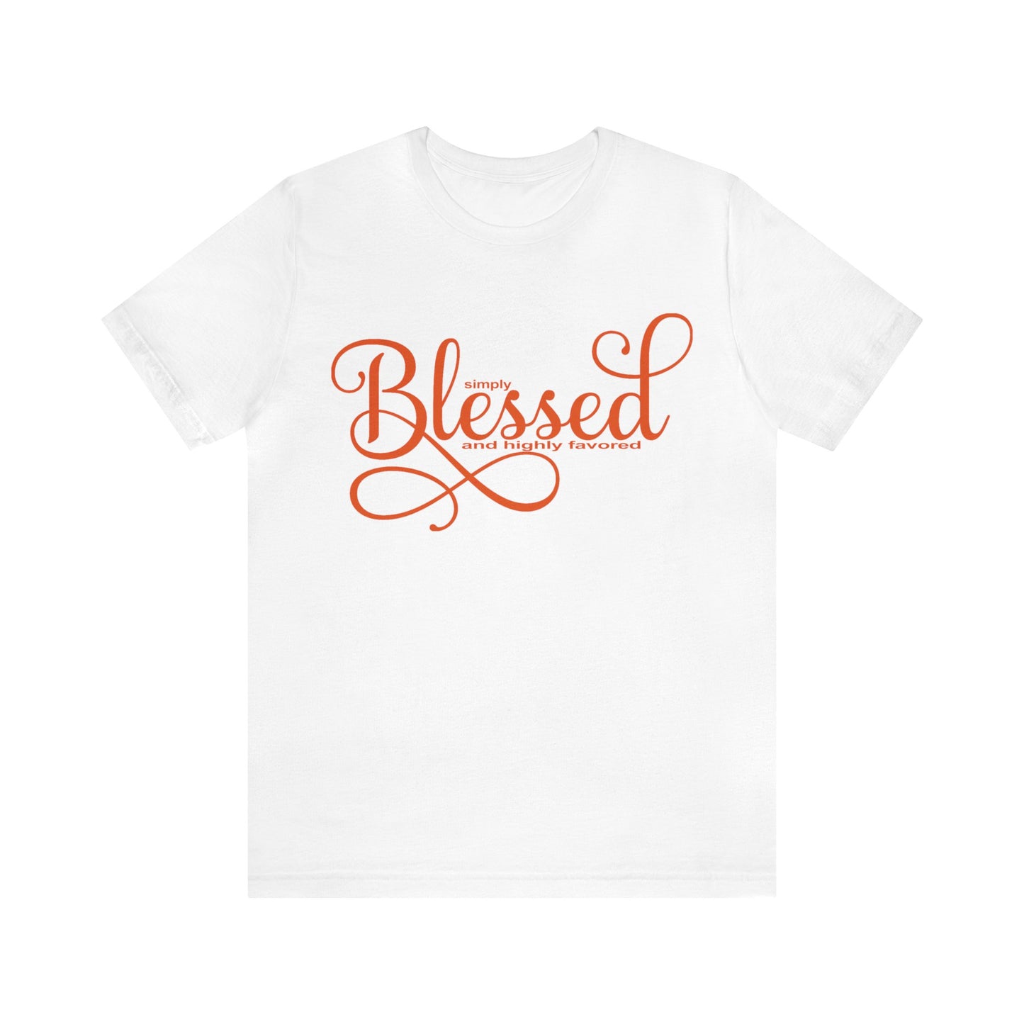 OOI- Unisex Jersey Short Sleeve Tee- Blessed-Canvas