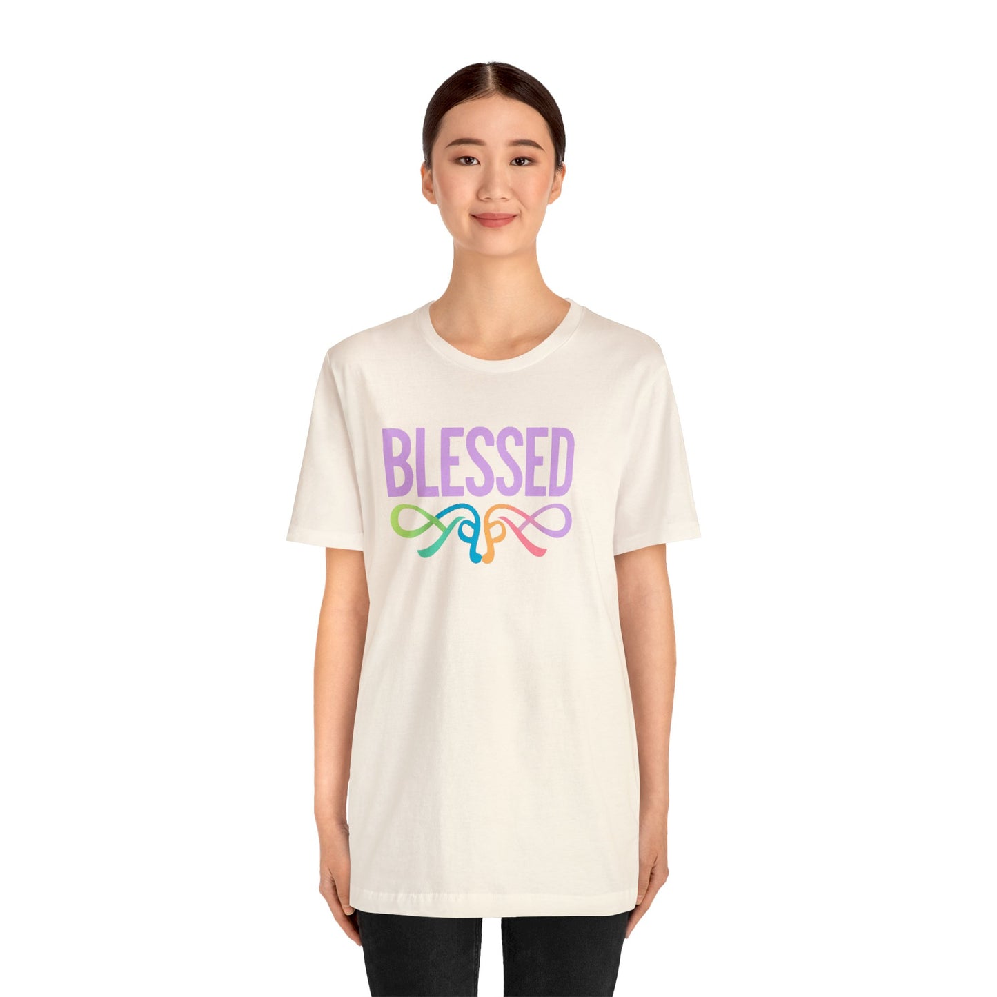 OOI-Blessed Unisex Jersey Short Bella Canvas