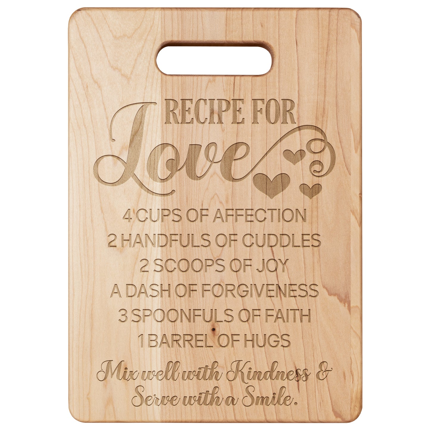 OOI-Maple Cutting Board-Love Recipe