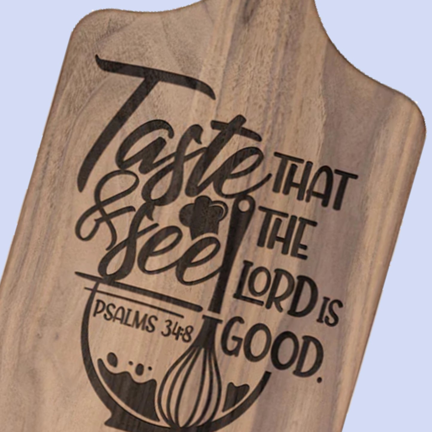 OOI-Hard Wood Paddle Cutting Board-Taste & See