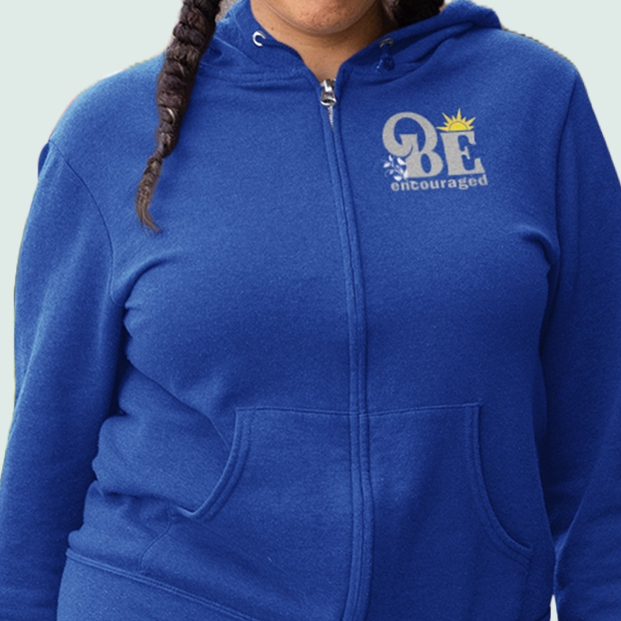 OOI-Unisex Hoodie-Zip-Be Encouraged