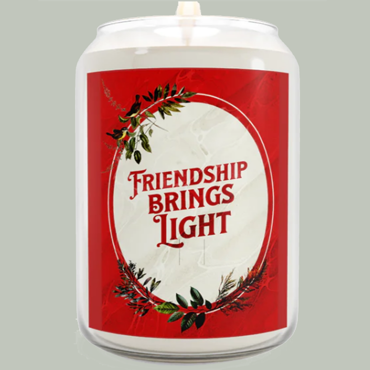 OOI-Scented Friendship Candle, Red 13.75oz (Extra Large)