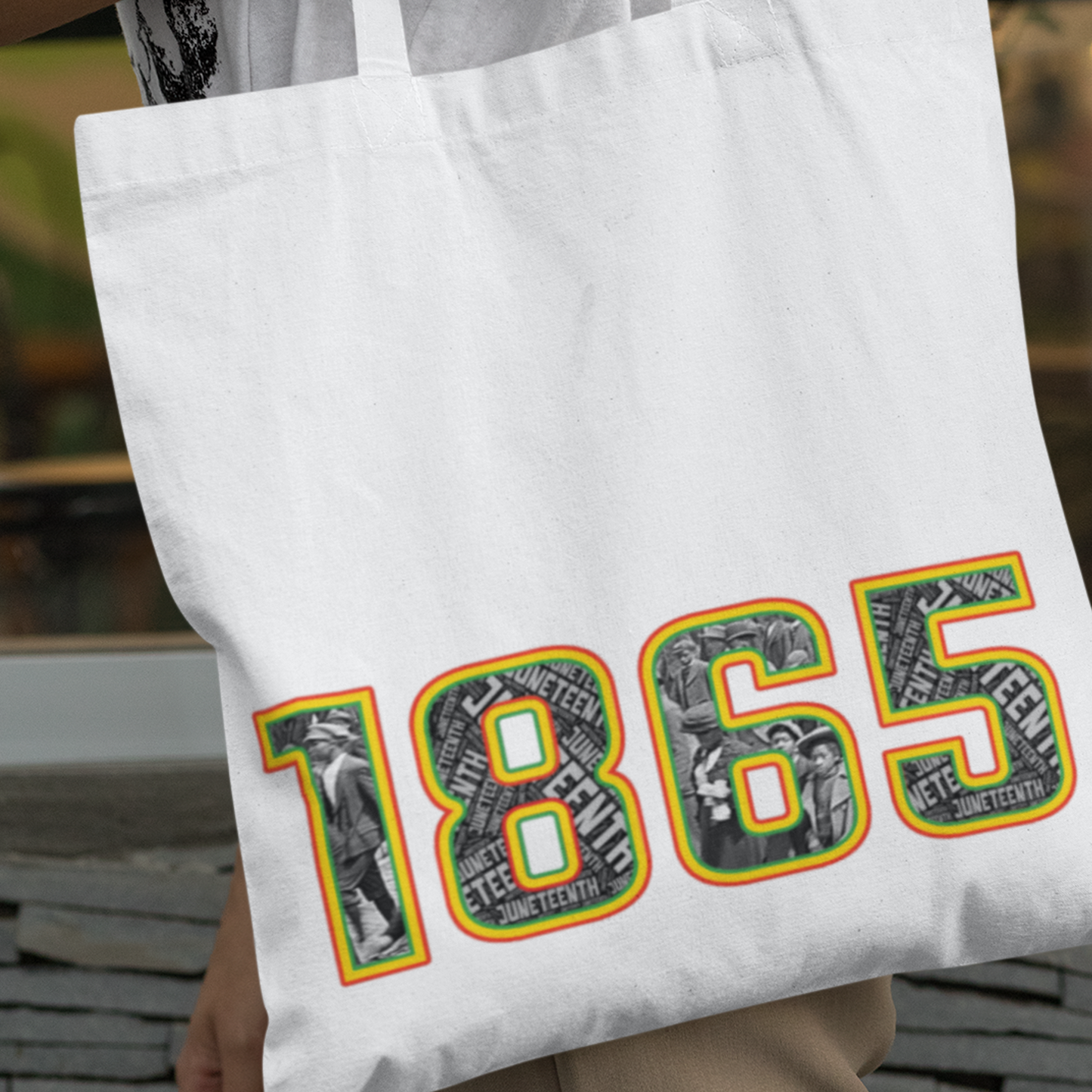 Juneteenth  1865 Tote Bag - Stylish and Durable Eco-Friendly Bag for Everyday Use